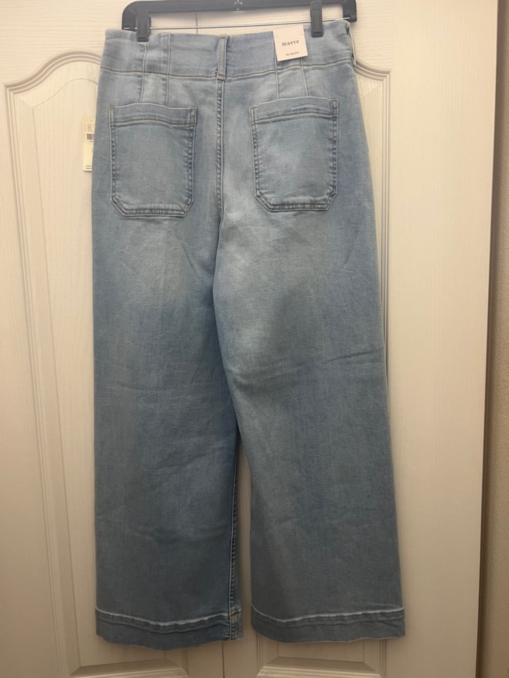 Maeve Colette Crop high rise wide leg jeans, Size 29 - Picture 12 of 12